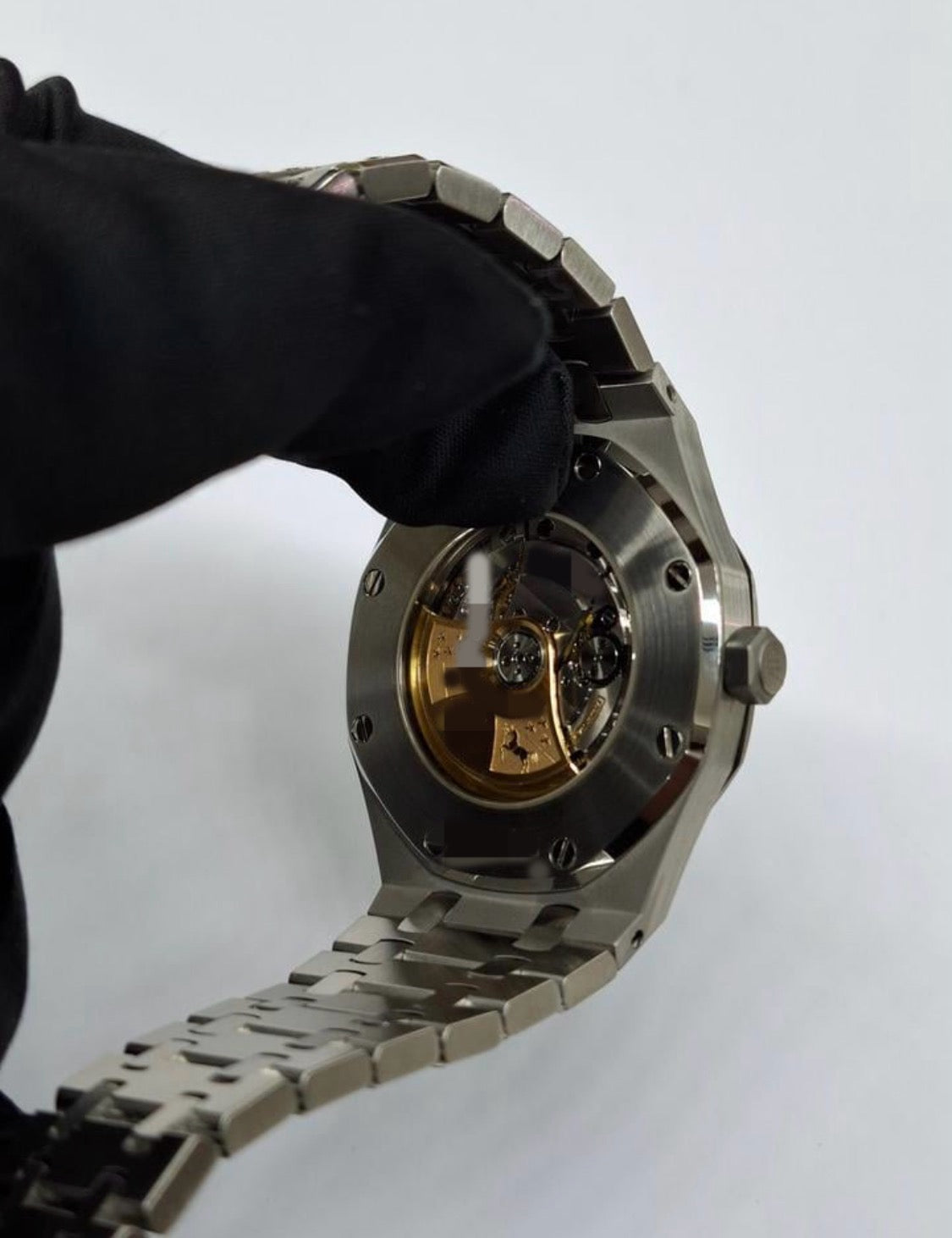Aidemars Puguet Royale Öak Silver Black Dial Watch