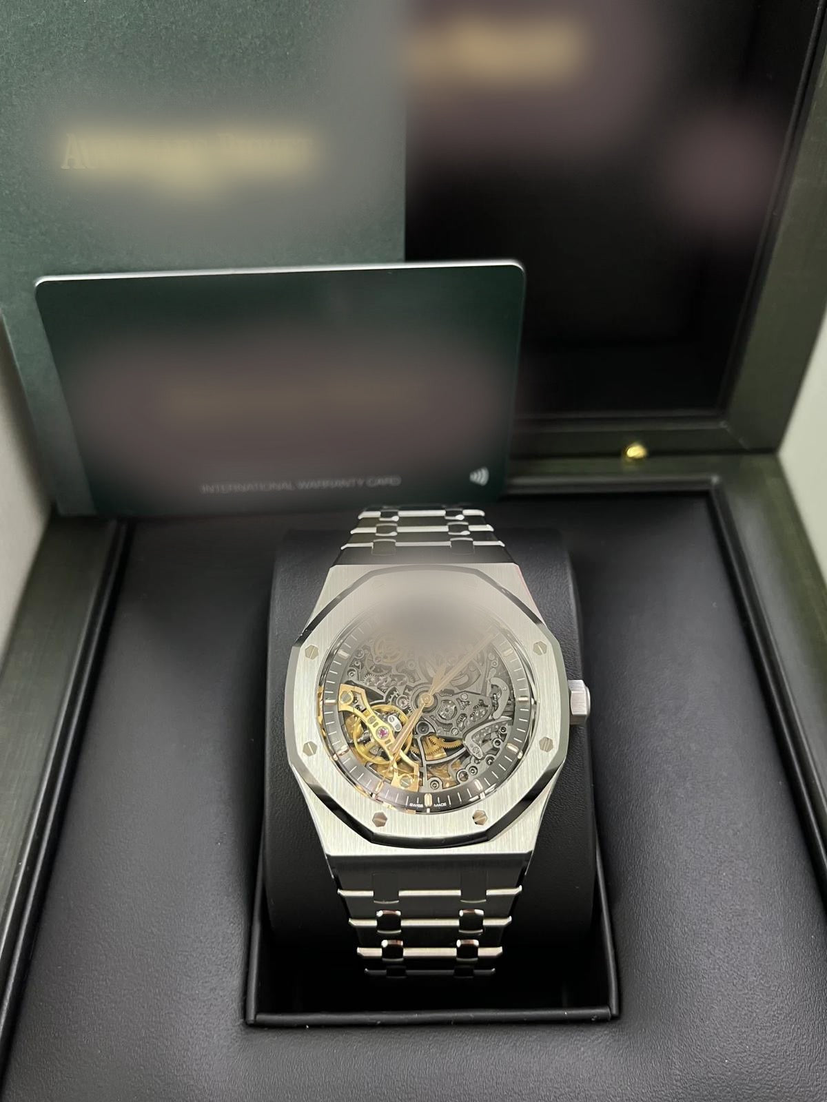 Aidemars Puguet Royale Oak Silver Skeleton Dial Watch