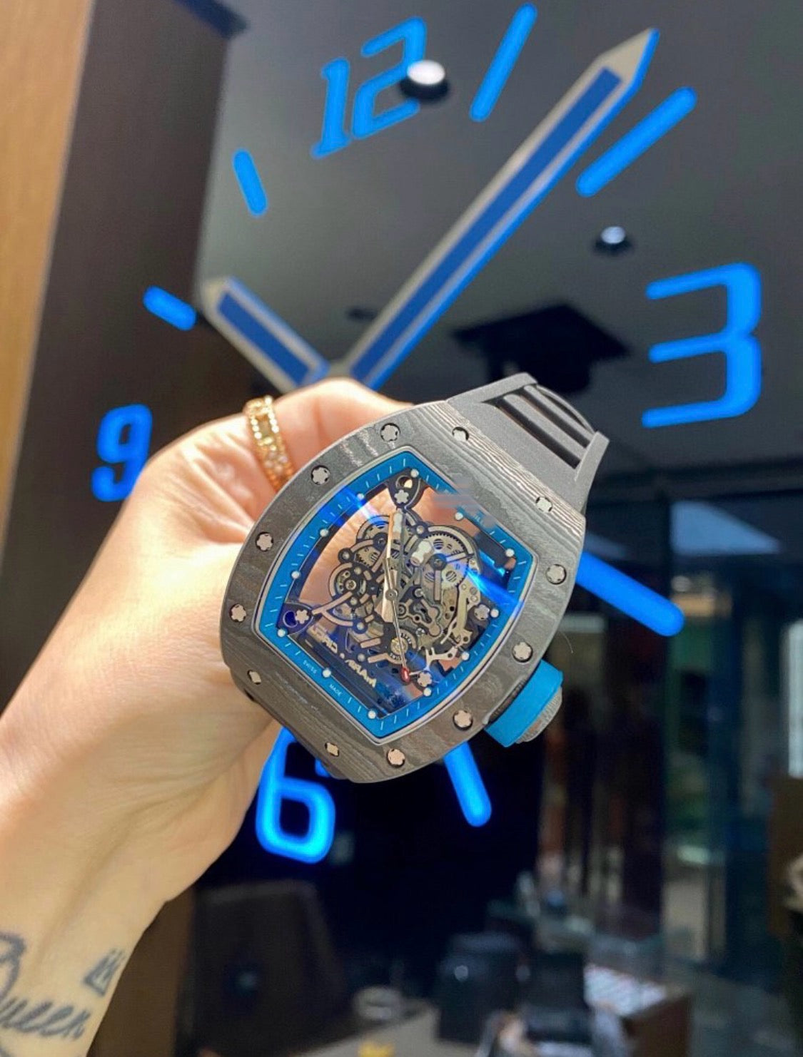 Richard Mille RM-055 Black and Blue Watch
