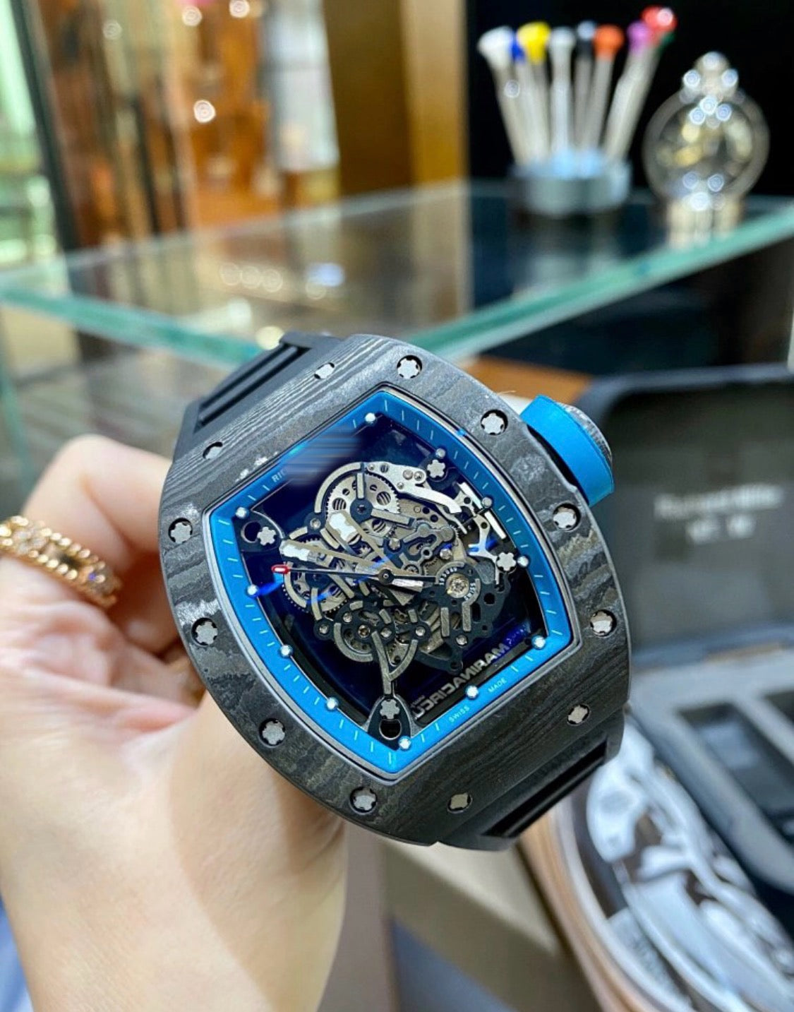 Richard Mille RM-055 Black and Blue Watch