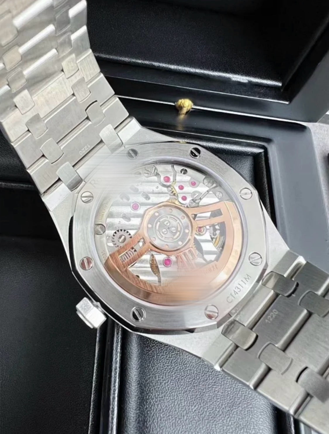 Aidemars Puguet Royal Öak Silver Blue Dial Watch