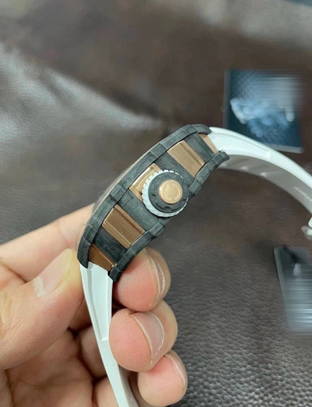 Richar Milly RM 21-01 White Rosegold Watch