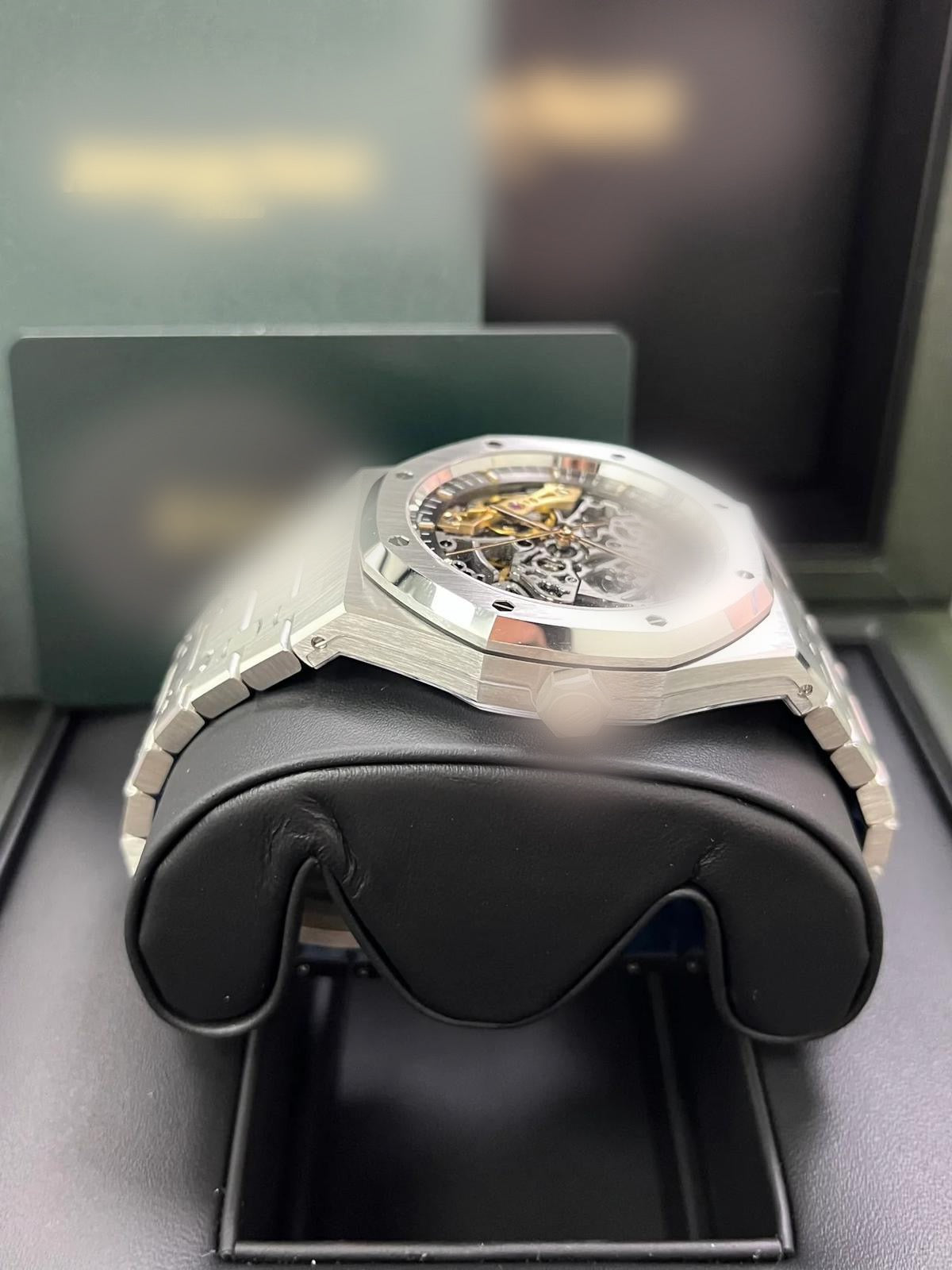 Aidemars Puguet Royale Oak Silver Skeleton Dial Watch