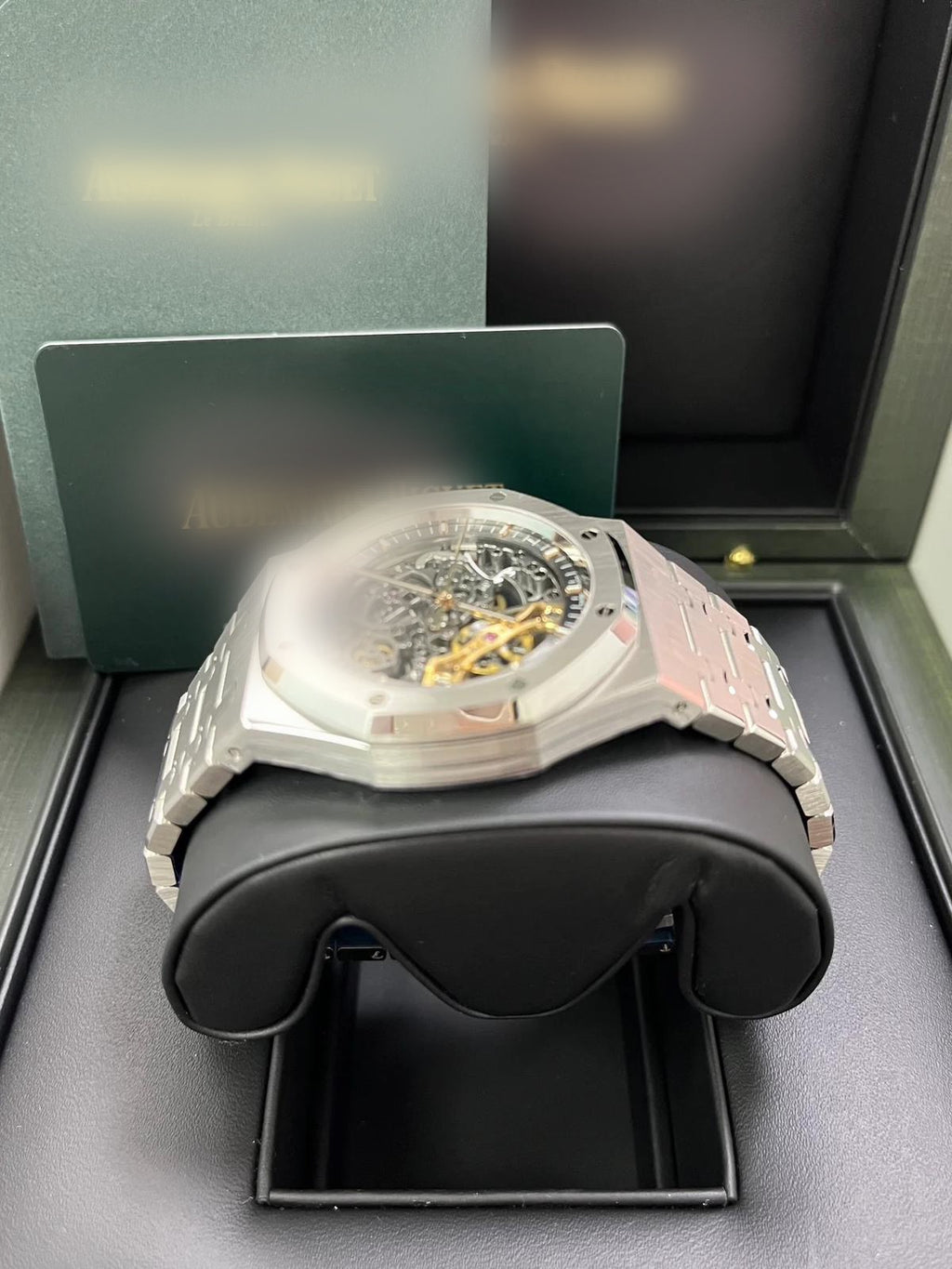Aidemars Puguet Royale Oak Silver Skeleton Dial Watch