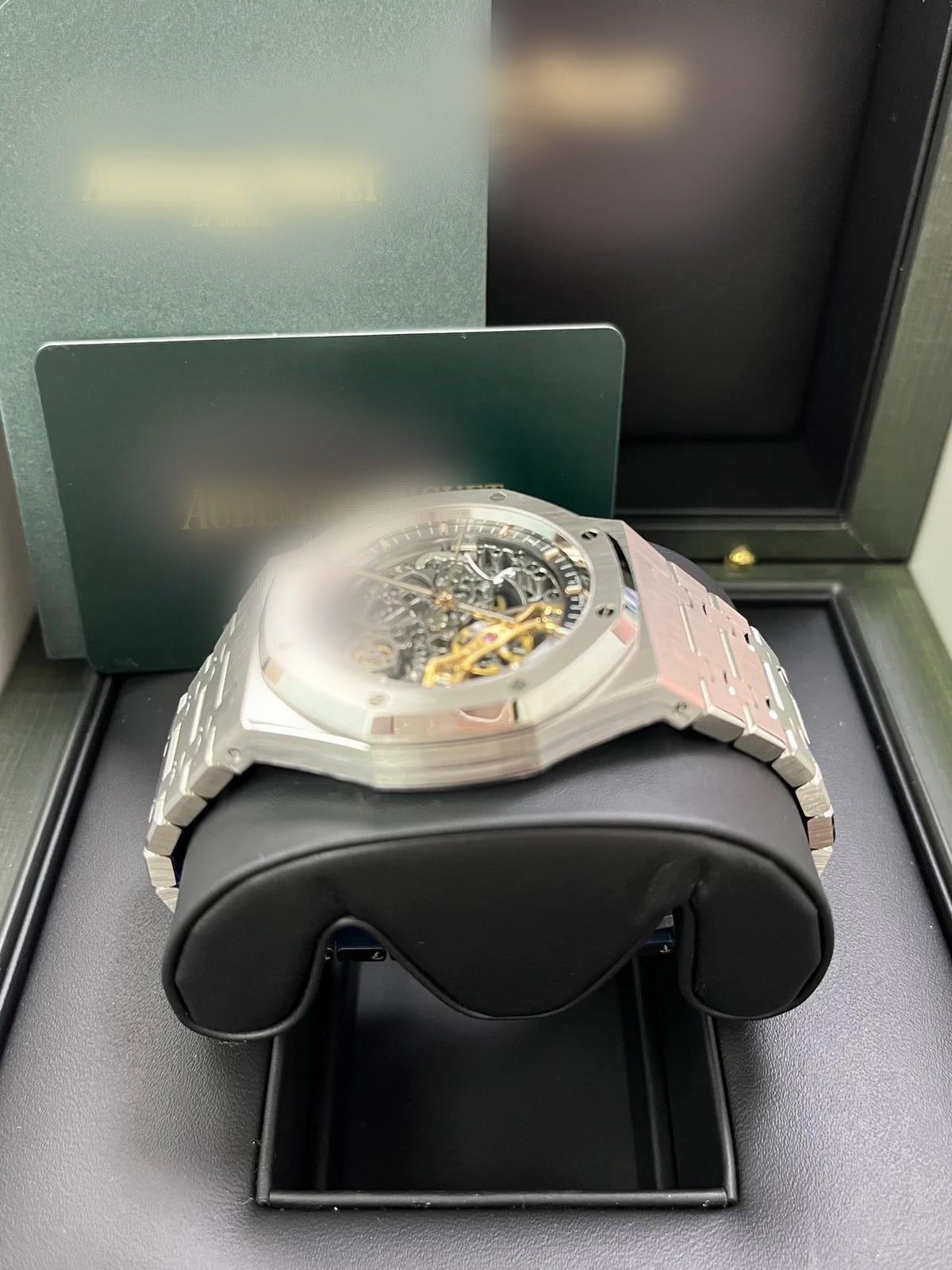 Aidemars Puguet Royale Oak Silver Skeleton Dial Watch