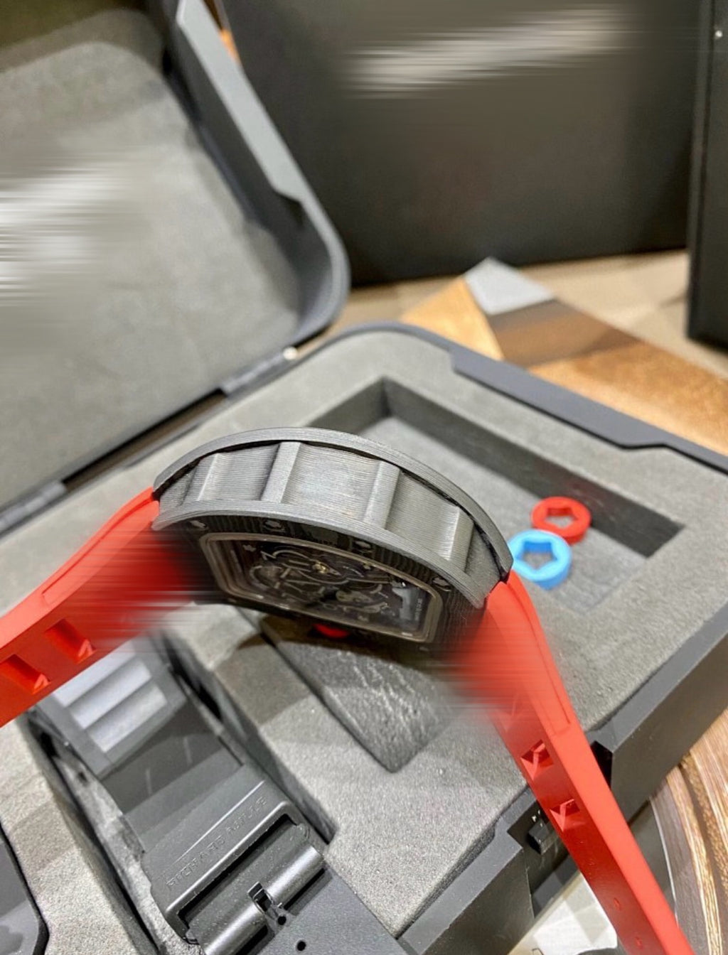 Richar Milly RM-055 Red and Black Watch