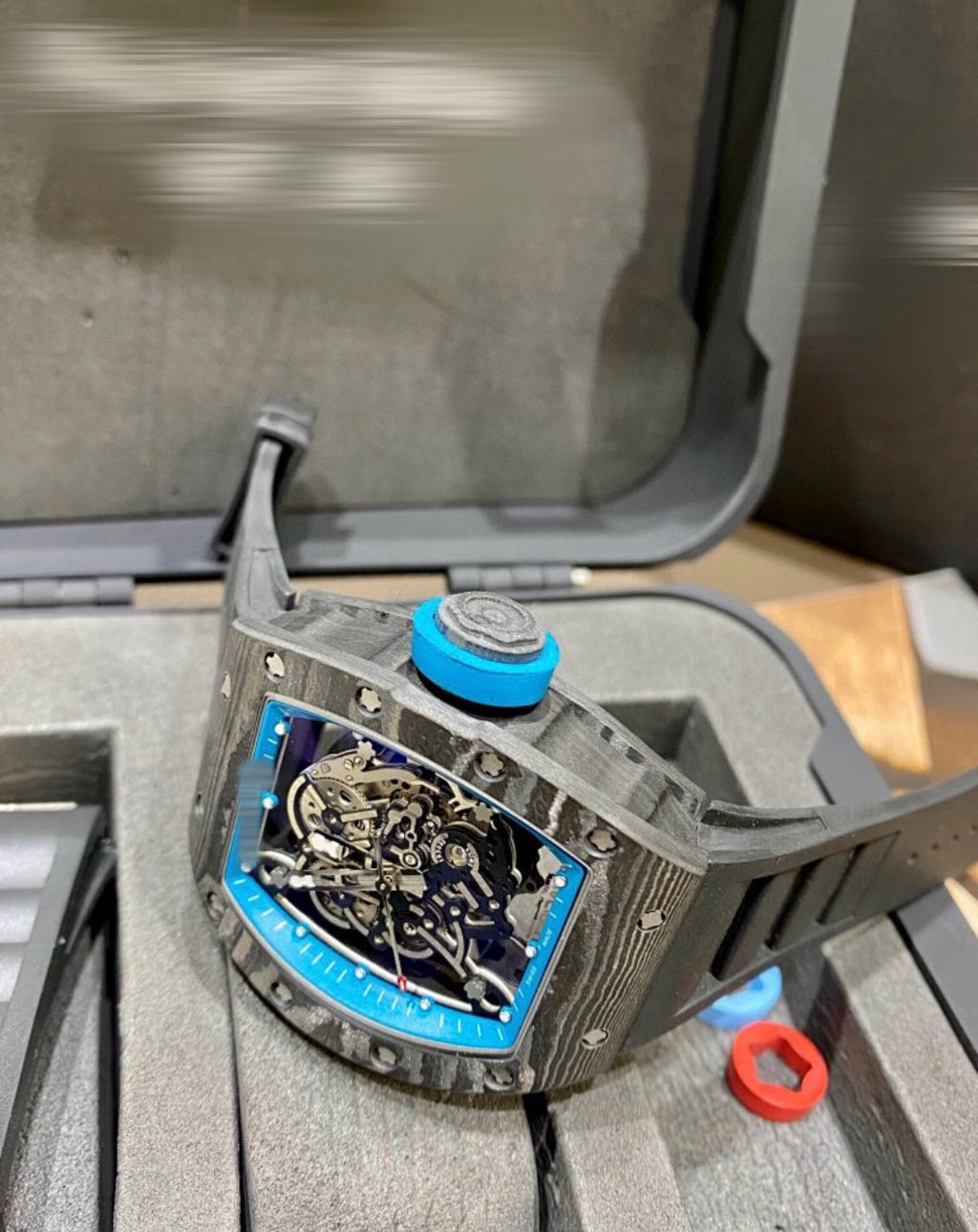 Richard Mille RM-055 Black and Blue Watch