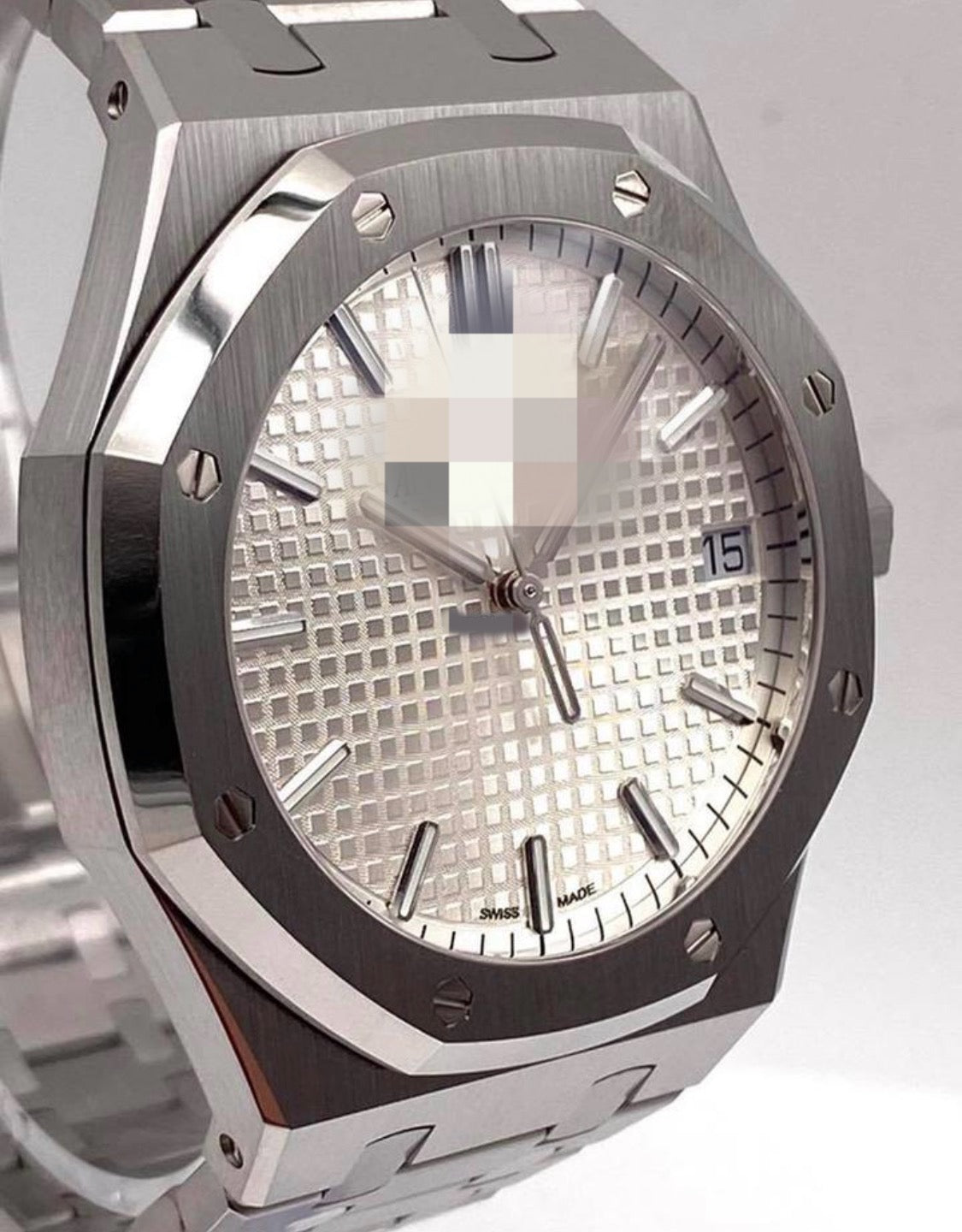 Aidemars Puguet Royale Öak Silver White Dial Watch