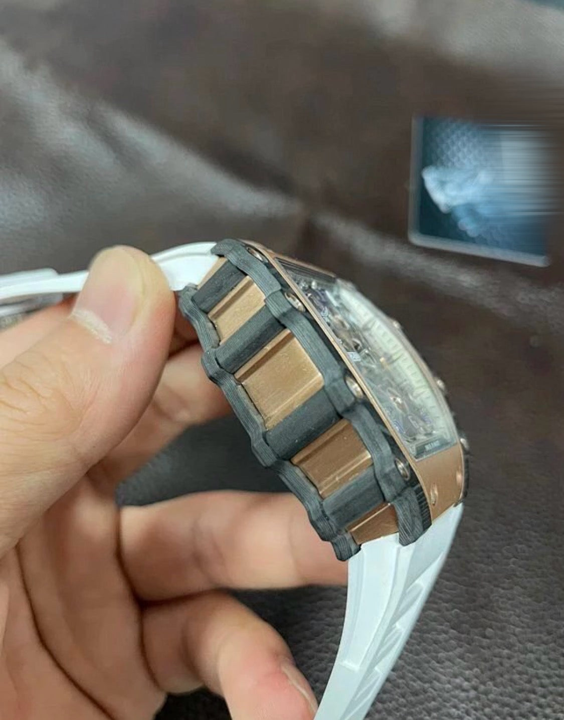Richar Milly RM 21-01 White Rosegold Watch