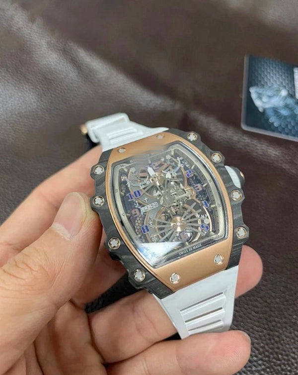 Richar Milly RM 21-01 White Rosegold Watch