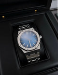 Aidemars Puguet Royal Oak Silver Blue Dial Watch