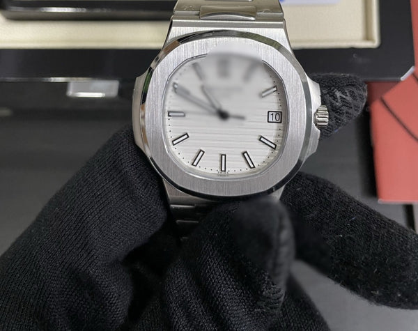 Ratek Rillipe Nautilus Silver White Dial Watch